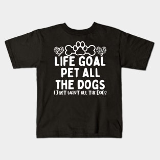 let me do it for you dog essential-life goal pet all the dogs Kids T-Shirt